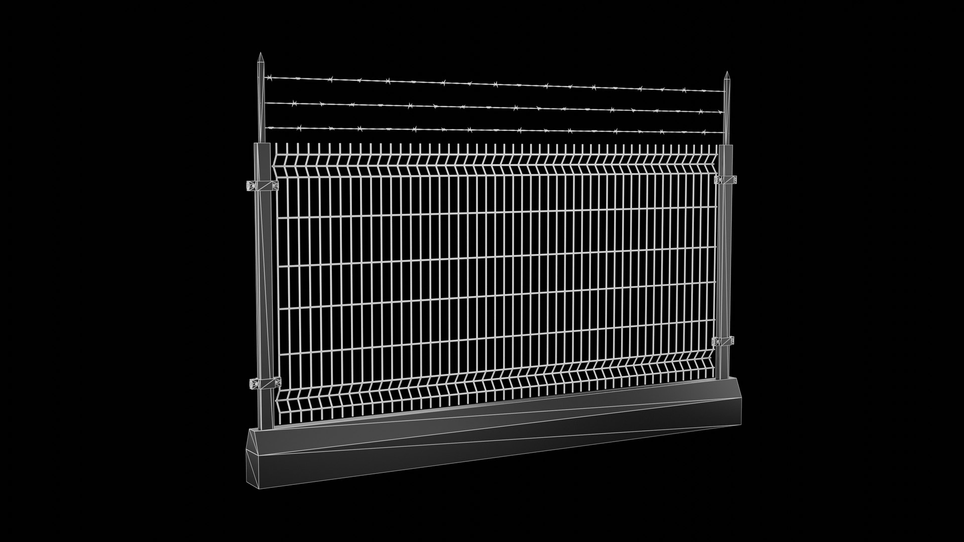 New Security Barbed Wire Fence 3D model https://p.turbosquid.com/ts-thumb/ay/qfCLrw/v0/12/png/1725524828/1920x1080/fit_q87/767bb86f57218d91eb1c2beeed131c2653f0b002/12.jpg