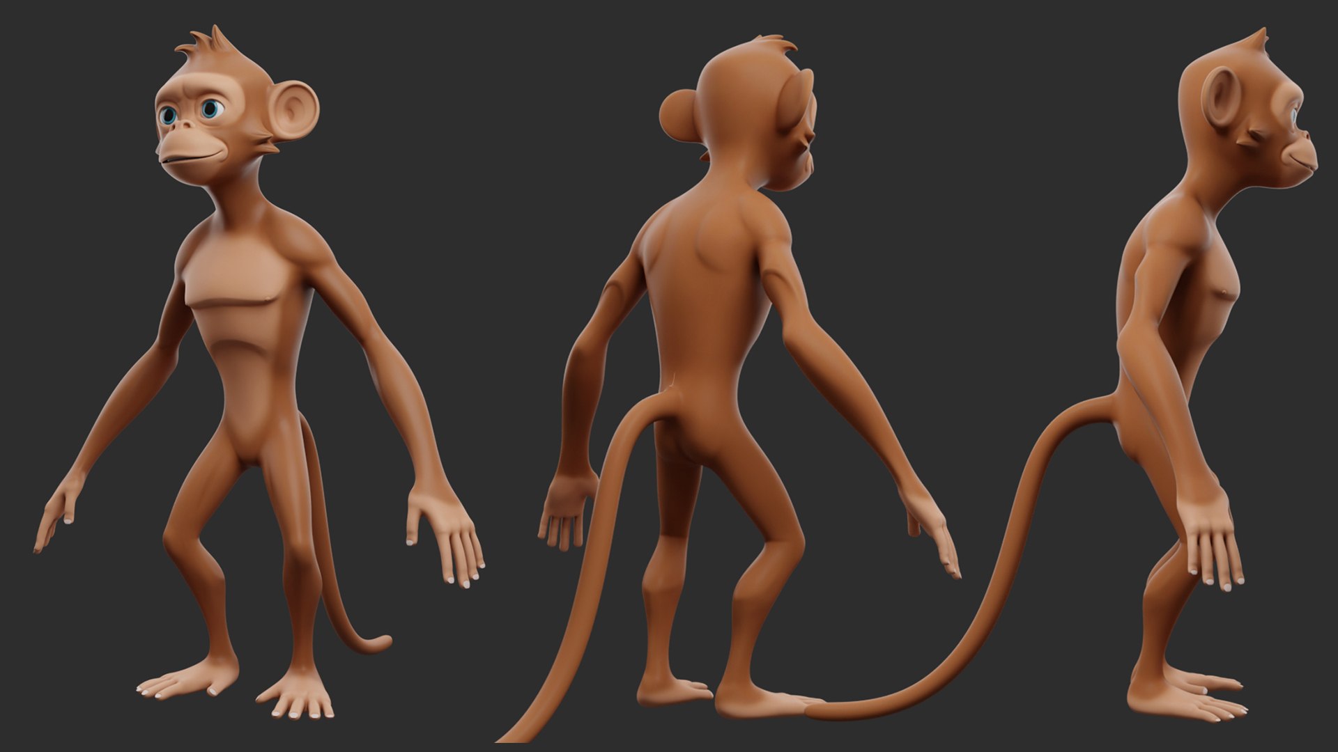 3D Monkey - Stylize  Cartoon https://p.turbosquid.com/ts-thumb/ay/rVgfY3/13/5/jpg/1755424622/1920x1080/fit_q87/025c6eab41a8229f159c4772a70cb54a80db4ac5/5.jpg