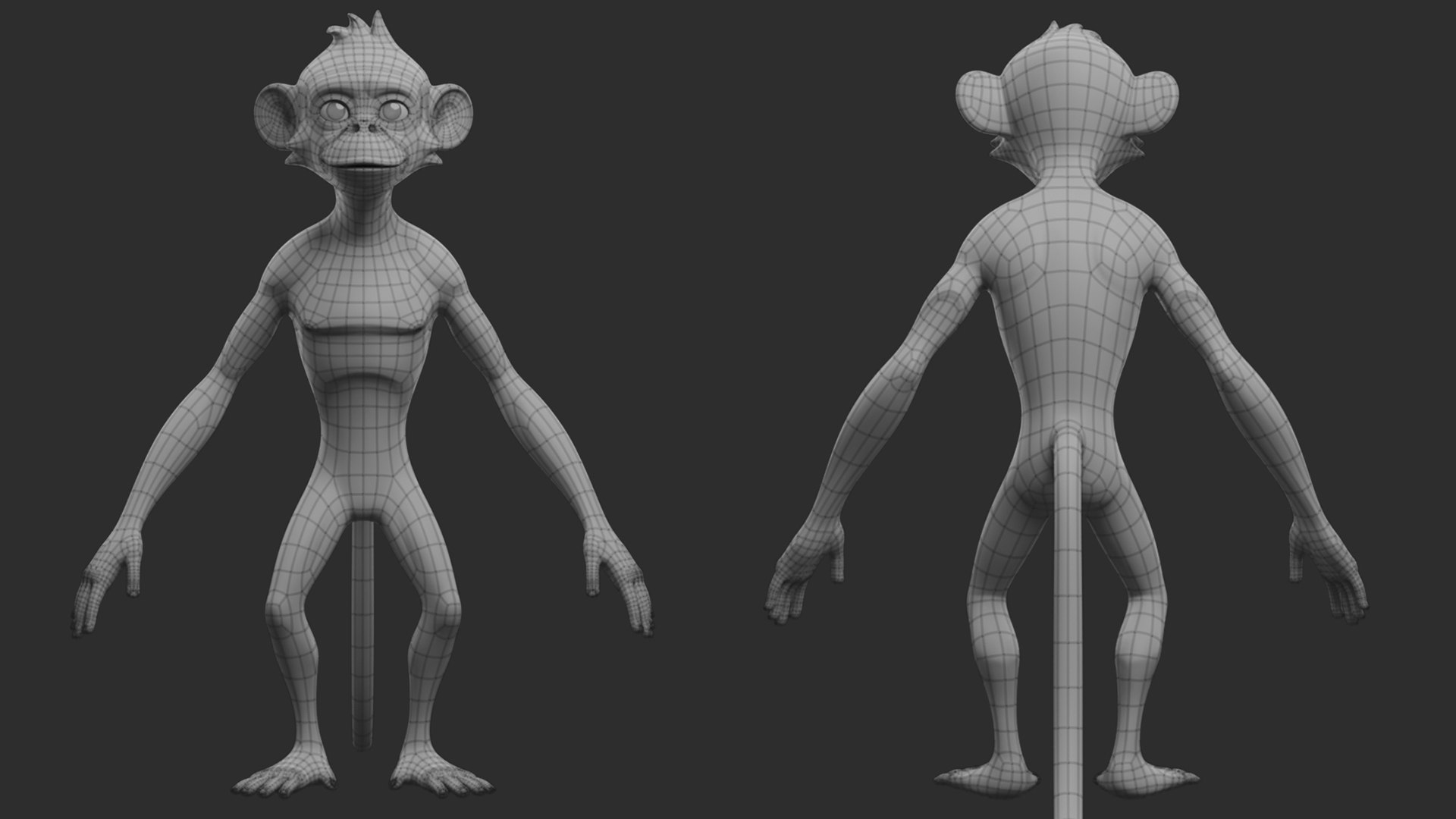3D Monkey - Stylize  Cartoon https://p.turbosquid.com/ts-thumb/ay/rVgfY3/AE/4/jpg/1755424621/1920x1080/fit_q87/11fa22bbfd23d8bb616a50204f6b991241295ef6/4.jpg