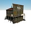 Lowpoly Western House Pack