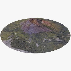 Vesuvius Volcano Crater