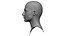 Retopologized Head Scan Lucy Evans