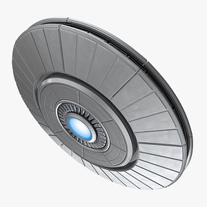 3D model ufo classic flying saucer