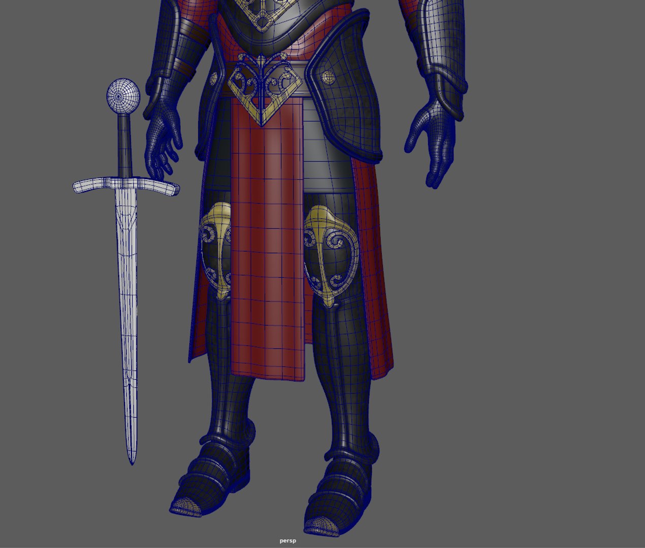 Cartoon knight armor 3D model - TurboSquid 1463093
