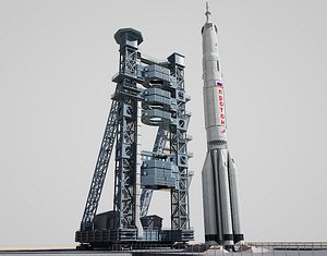 Proton Rocket launch pad
