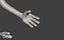 Collezione di icone di mani Lowpoly