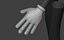Collezione di icone di mani Lowpoly