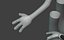 Collezione di icone di mani Lowpoly
