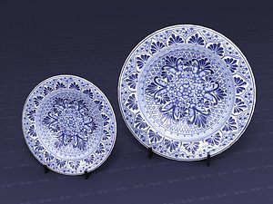 decorative plate 3D