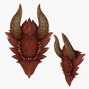 shield dragon scale 1 3D model