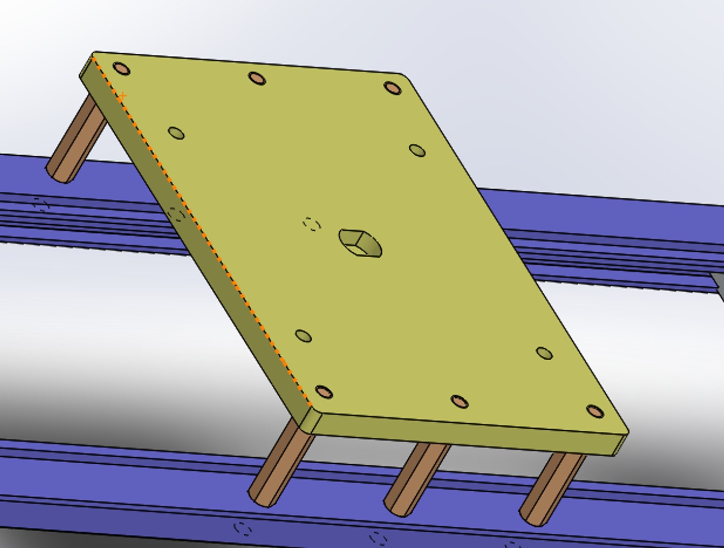 Clappers positioning structure 3D model - TurboSquid 1223752