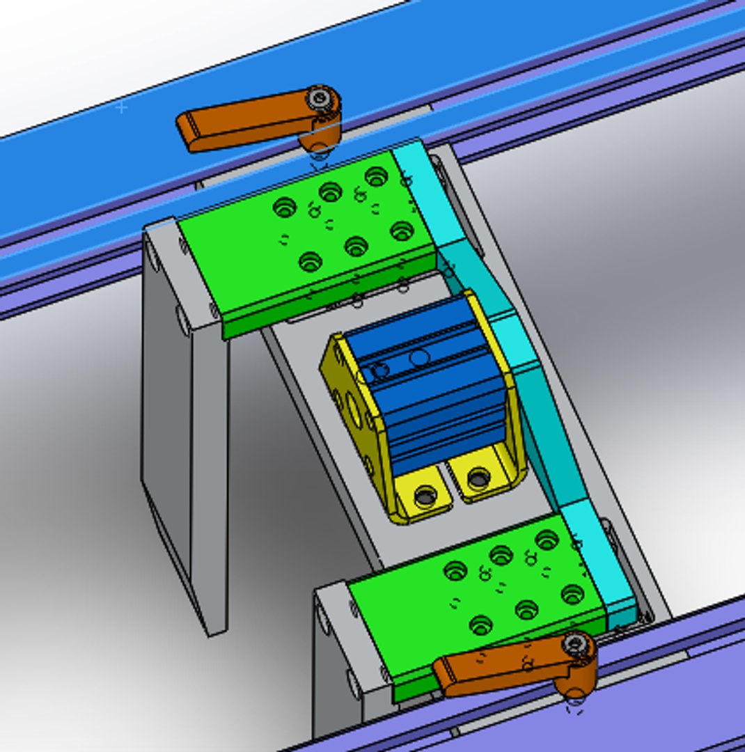 Clappers positioning structure 3D model - TurboSquid 1223752
