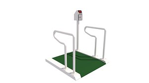 3D wheelchair weighing scale model