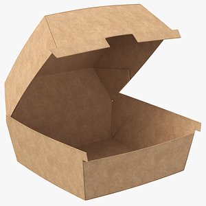 Opened Hamburger Packaging