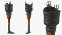 Vintage Pirate Prosthetic Leg