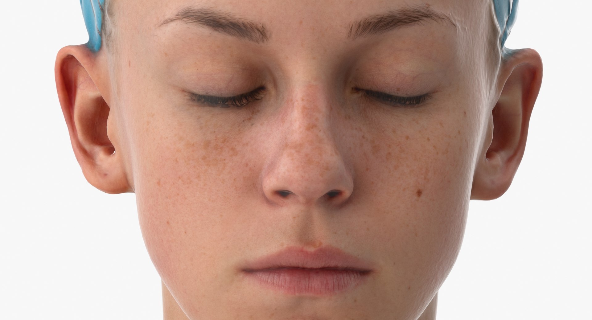 3D Rhea Human Head Eyes - TurboSquid 1658638
