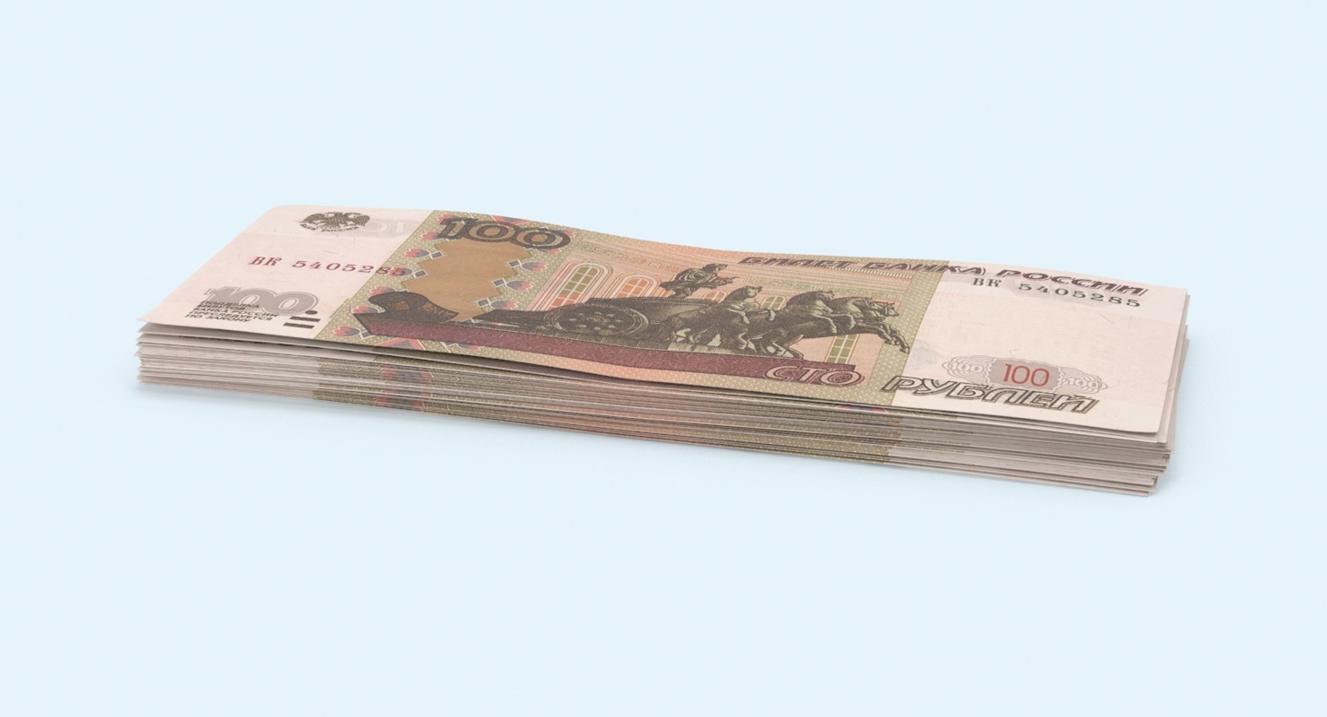 3d 100 ruble note stack https://p.turbosquid.com/ts-thumb/az/SV34Yd/3NWZ80Kr/100_ruble_stack_contextsig_0000/jpg/1486147276/1920x1080/fit_q87/b809bce0fbde68c89c9ecb975b54faf88fff605f/100_ruble_stack_contextsig_0000.jpg