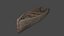 Bateau en bois low poly