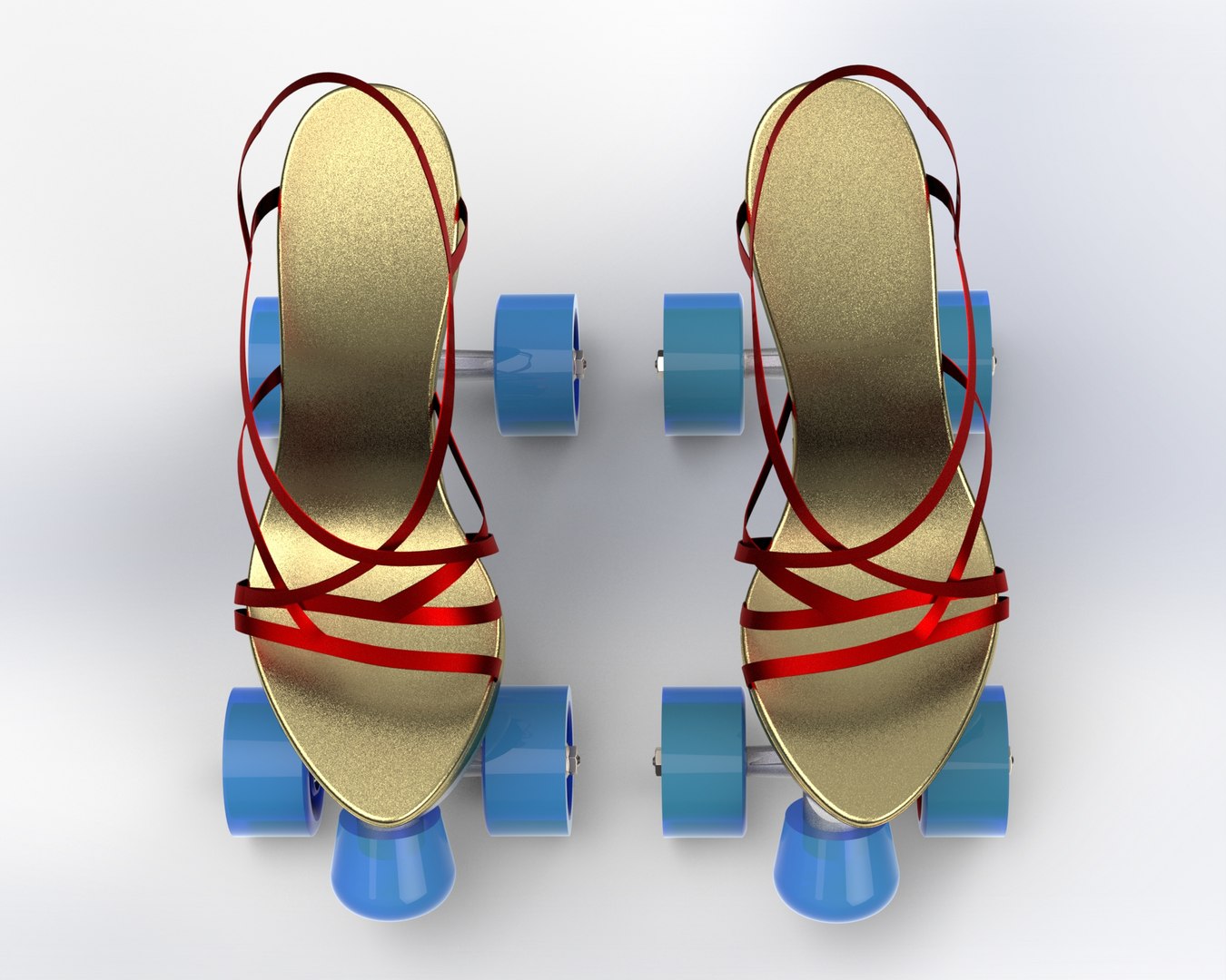 HIGH HEELS SKATE SHOES 3D Model TurboSquid 1832815