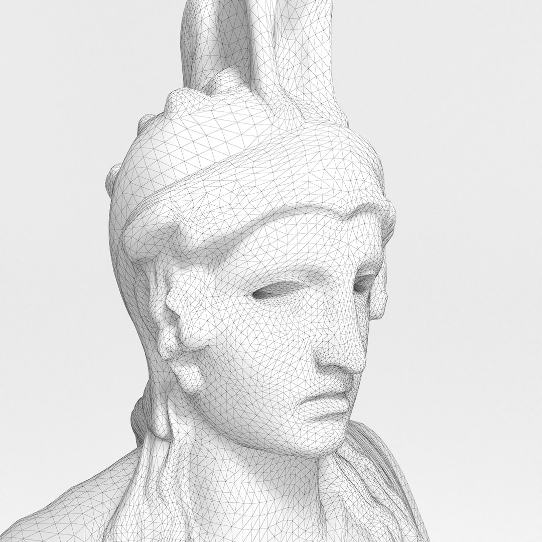 Athena Statue model TurboSquid 2054925
