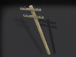 pole render-ready 3ds