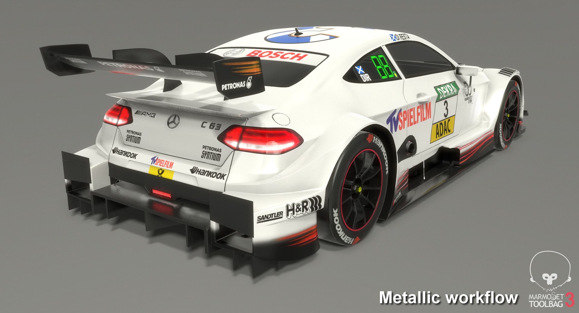 Mercedes-amg C63 Dtm Season 3D Model - TurboSquid 1311094