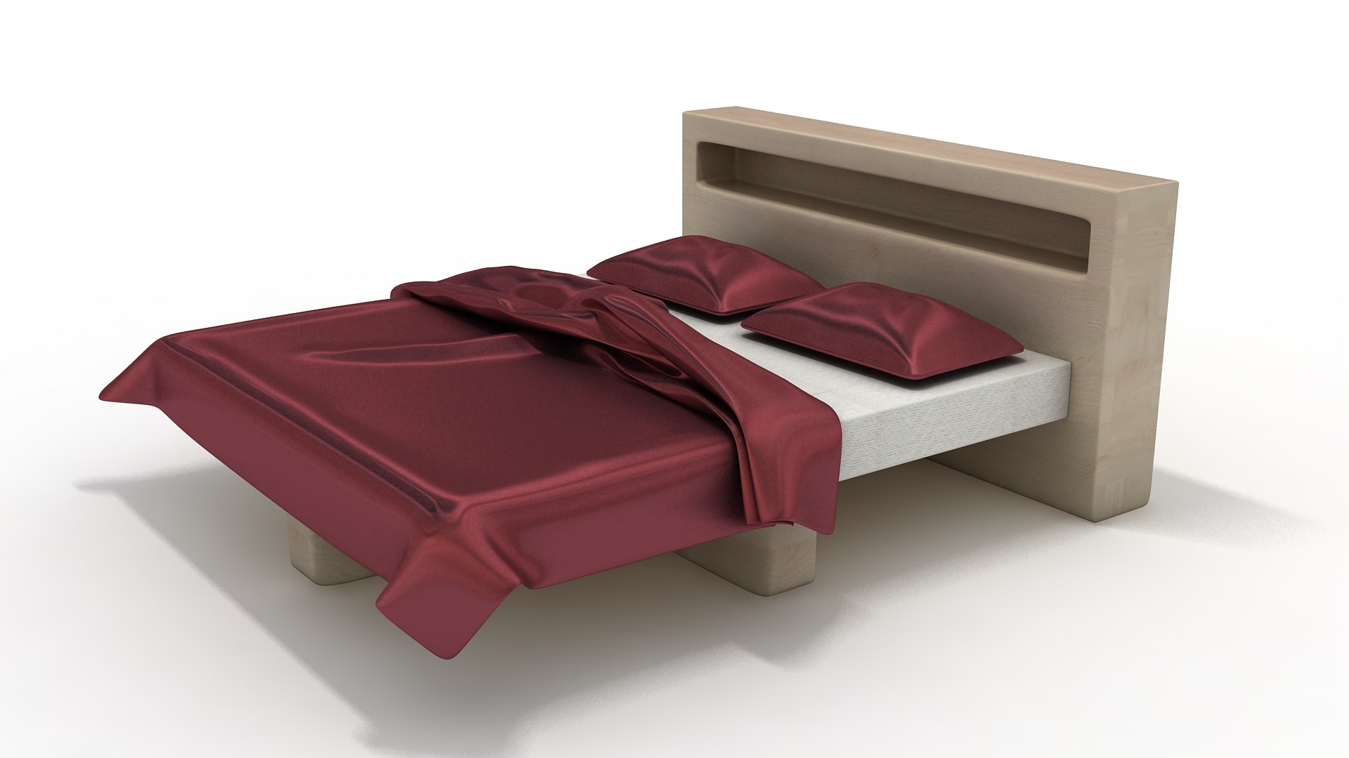 Шкаф кровать 3d модель