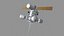 космический спутник радар 3D модель