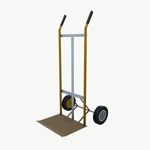 Two wheeler hand ytruck 3D model