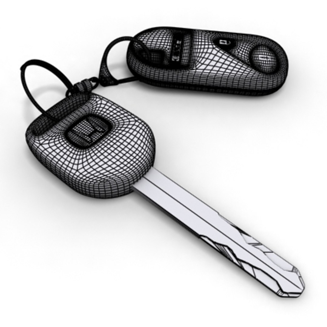 3d Car Keys Model