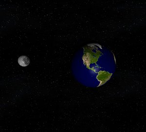 earth moon c4d free