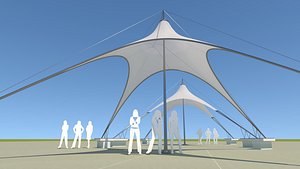 Tensile Fabric Structure -7 model