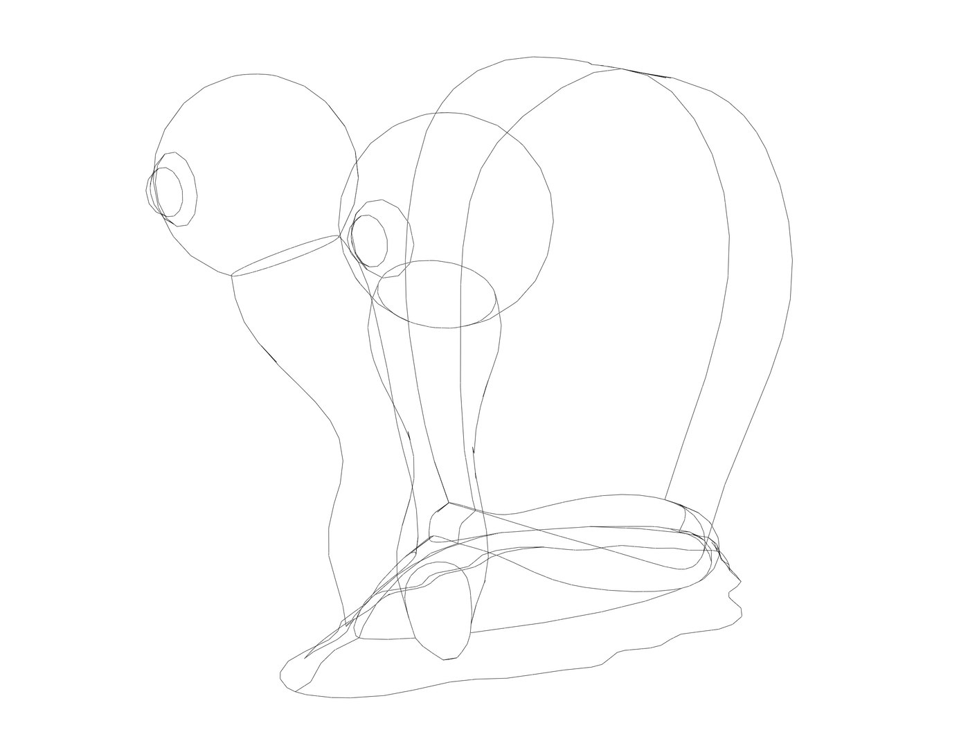 3D Art Surface Little Snail Model - TurboSquid 2162768