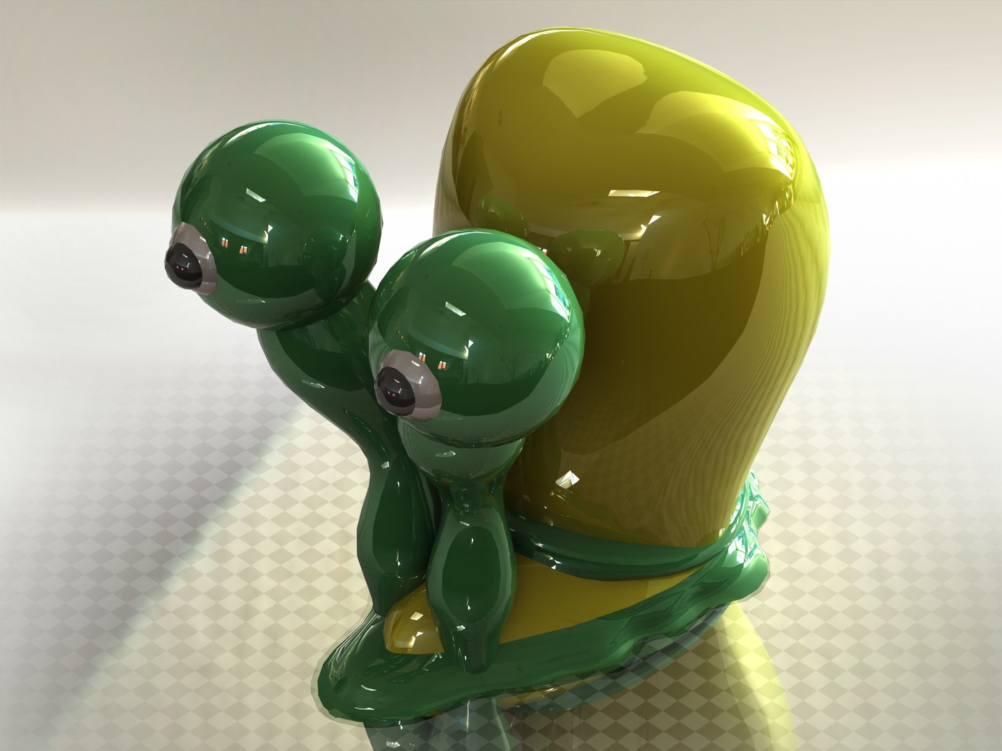 3D Art Surface Little Snail Model - TurboSquid 2162768