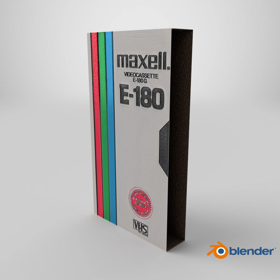 3D VHS Maxwell E-180 https://p.turbosquid.com/ts-thumb/az/nsfE8F/x9/stemcell_blender_cycles_render/png/1789030904/1920x1080/fit_q87/049bcddf13be095645ec693e1bdb08ae69863bbf/stemcell_blender_cycles_render.jpg