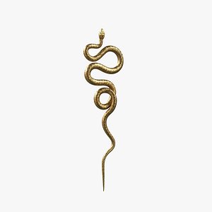 Gold-Silver Snake Wall Art(1)