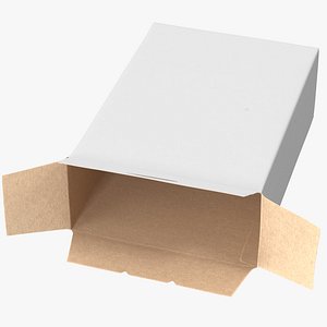 cereal box open 3d model