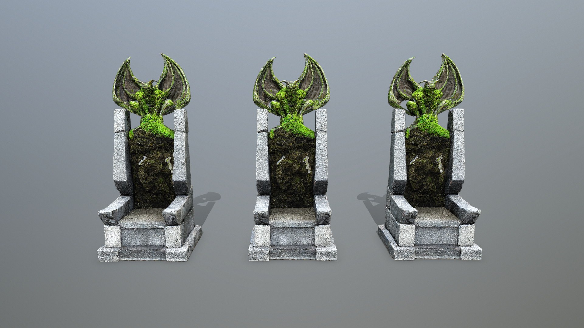 Devil Stone Throne 3D - TurboSquid 2268822