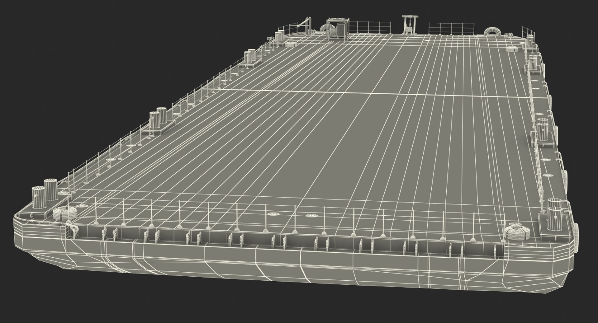 3D flat barge model https://p.turbosquid.com/ts-thumb/b0/EVOSLX/TNJviKHf/flattopbargemb3dmodel024/jpg/1531779558/1920x1080/fit_q87/eed0ef226c68f2cc65deefdd4cb9c05cf4f9bafb/flattopbargemb3dmodel024.jpg