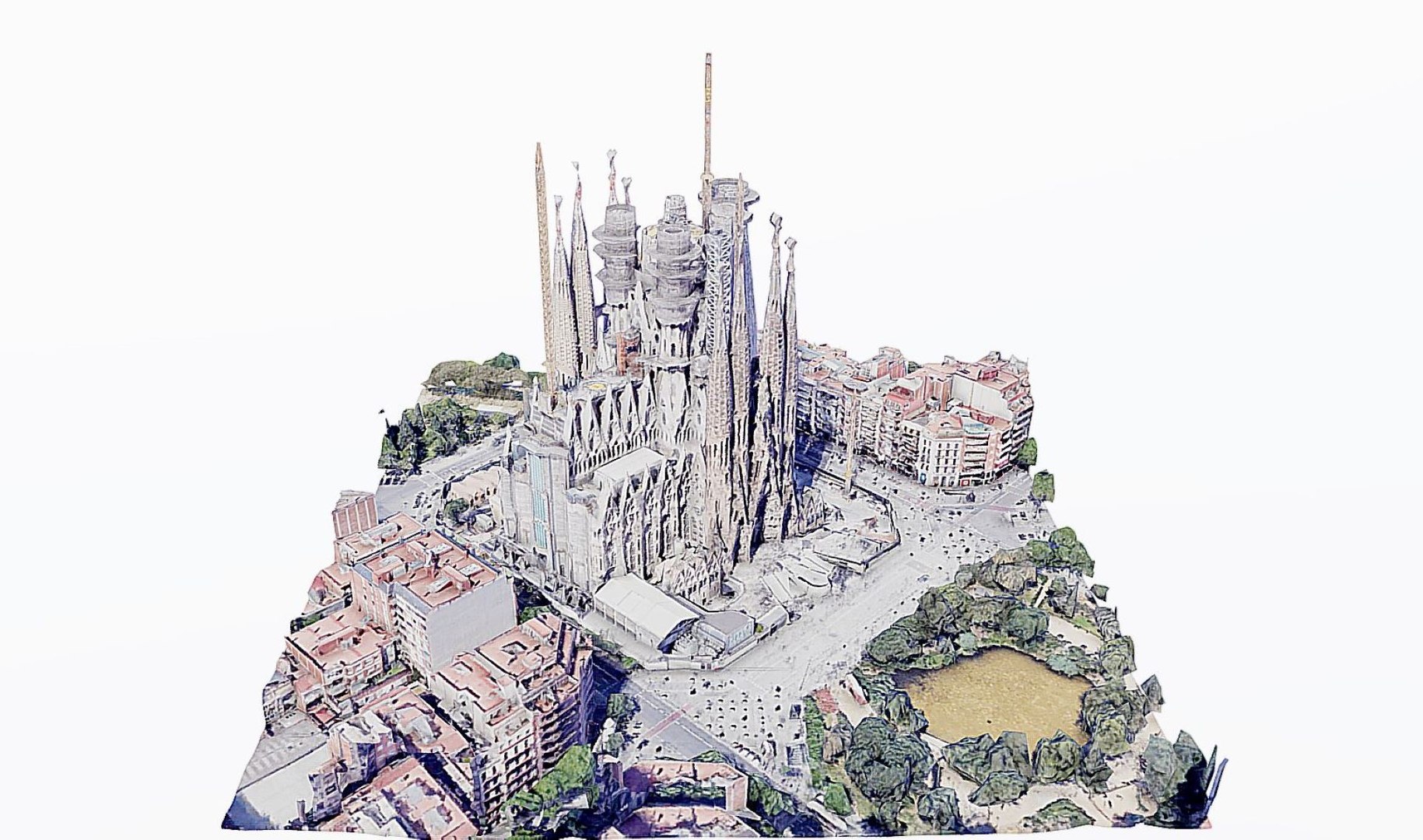 3D Sagrada Familia Model - TurboSquid 1779107