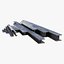 Steel Construction Kit - I-Beam H-Column C-Channel Angle Iron - PBR - StemCell Certified