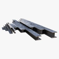 Steel Construction Kit - I-Beam H-Column C-Channel Angle Iron - PBR - StemCell Certified