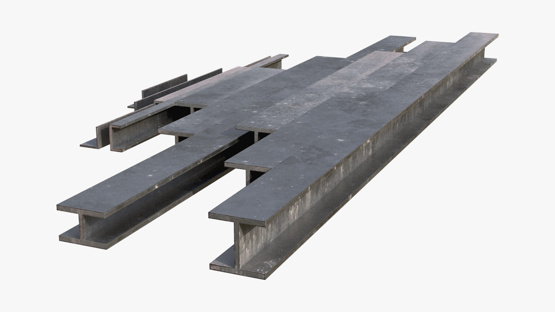3D model Steel Construction Kit - I-Beam H-Column C-Channel Angle Iron - PBR - StemCell Certified https://p.turbosquid.com/ts-thumb/b0/IFwiDO/Xl/02/jpg/1780571108/1920x1080/fit_q87/d99ec7a7bbdd23aff20c67b8a3b07d1f839a2952/02.jpg