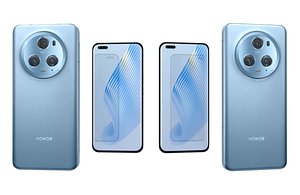 3D model Honor Magic5 Pro Blue Low Poly
