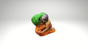 Jungle Boy Character  Tribal Child 3D Model 3D model