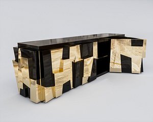 3D model Faceted Console