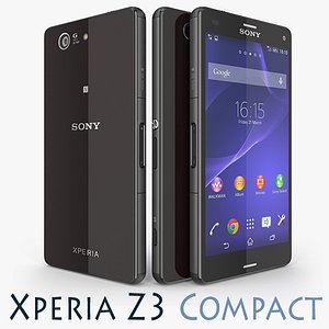 3d sony xperia z3 compact model