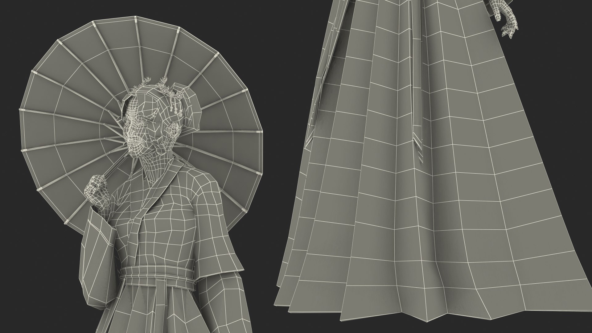 3D Traditional Style Chinese Man and Woman Collection - TurboSquid 2037233