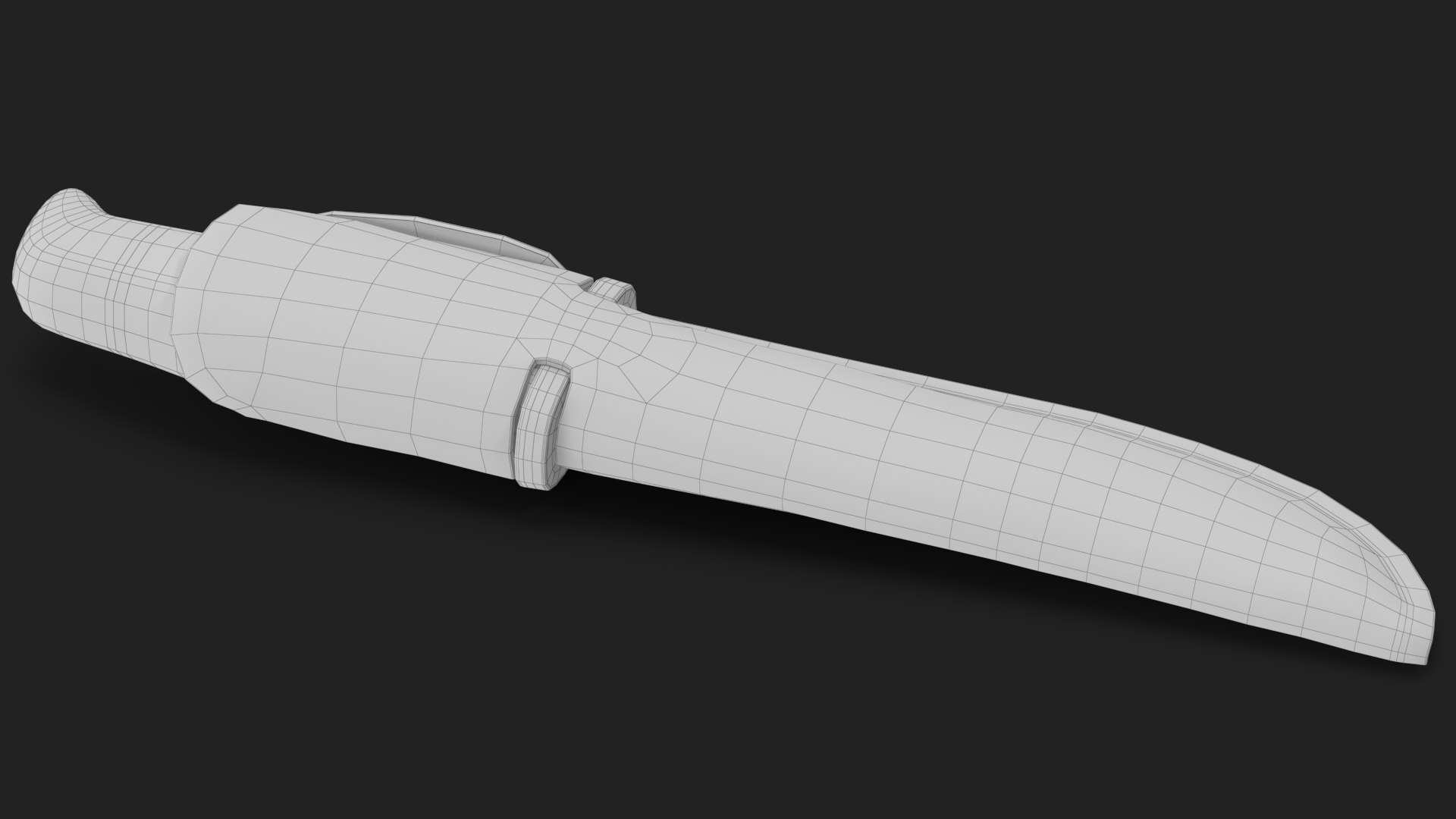 Hunting Knife and Leather Knife Sheath 3D model https://p.turbosquid.com/ts-thumb/b0/KqcW35/di/wireframe_10/jpg/1714557997/1920x1080/fit_q87/69ed5b5590870684505acbffcb2226ee8b04cfde/wireframe_10.jpg