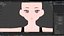 3 Anime Female Base Mesh Pack model